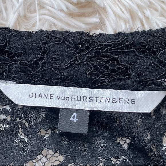 Diane von Furstenberg lace dress slip dress missing also length sleeve size 4 - Picture 5 of 5
